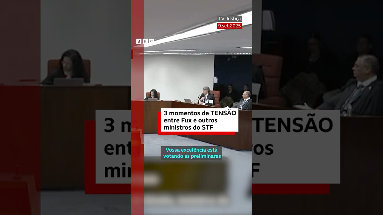3 momentos de tensão entre Fux e outros ministros do STF