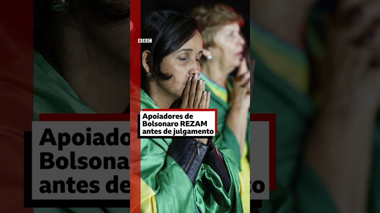 A vigília antes do julgamento de Bolsonaro