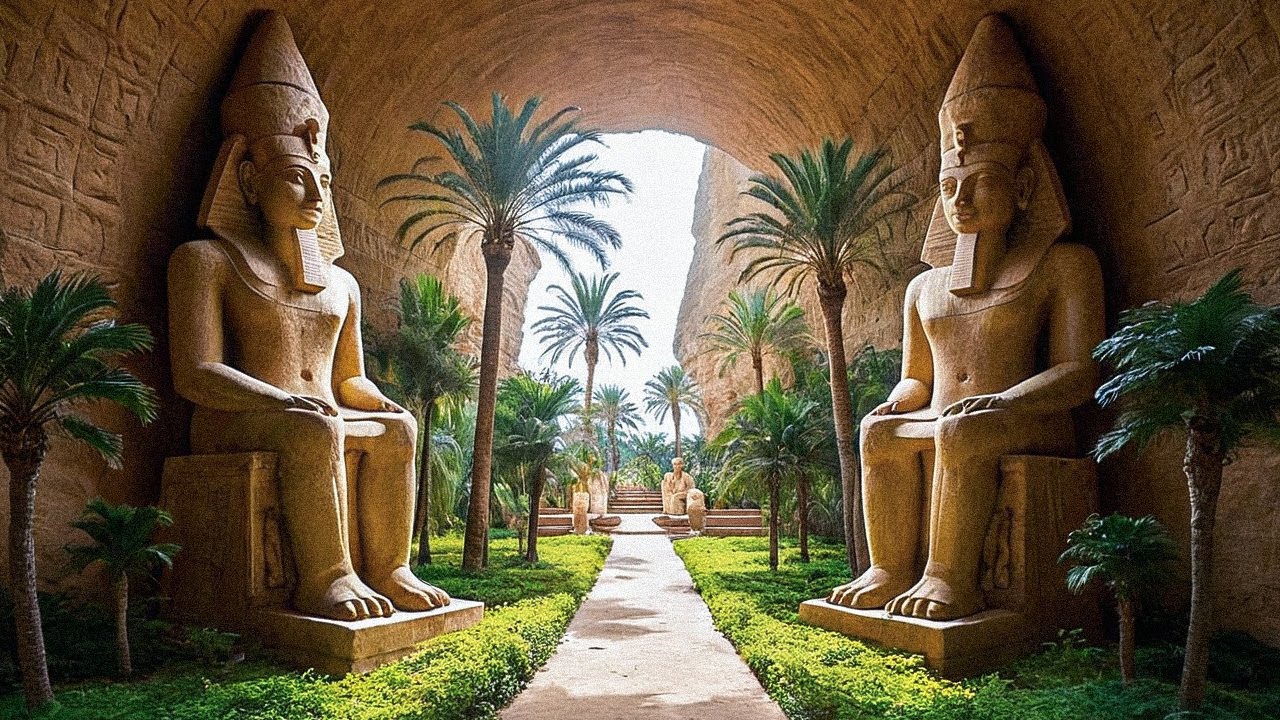 Arqueólogos encontram um antigo portal escondido sob a areia no Egito