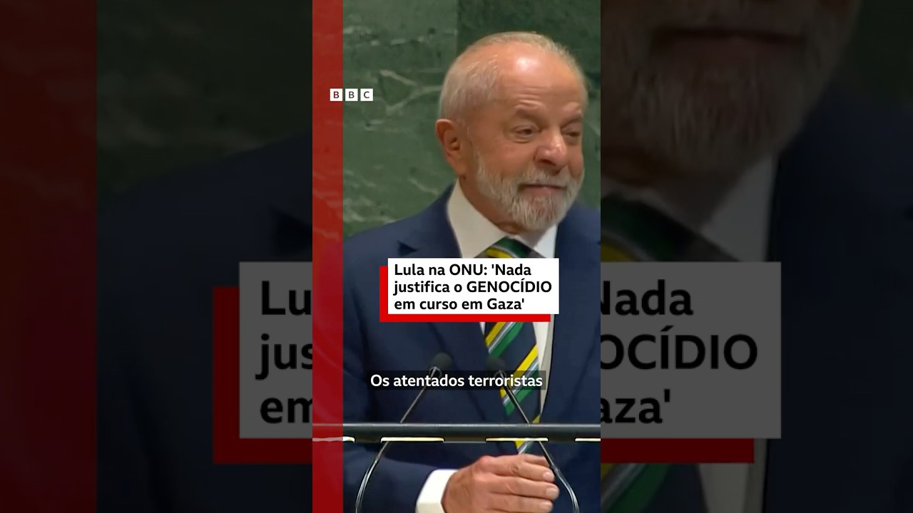 Lula na ONU: "Absolutamente nada justifica o genocídio em curso em Gaza" 🚨🌍