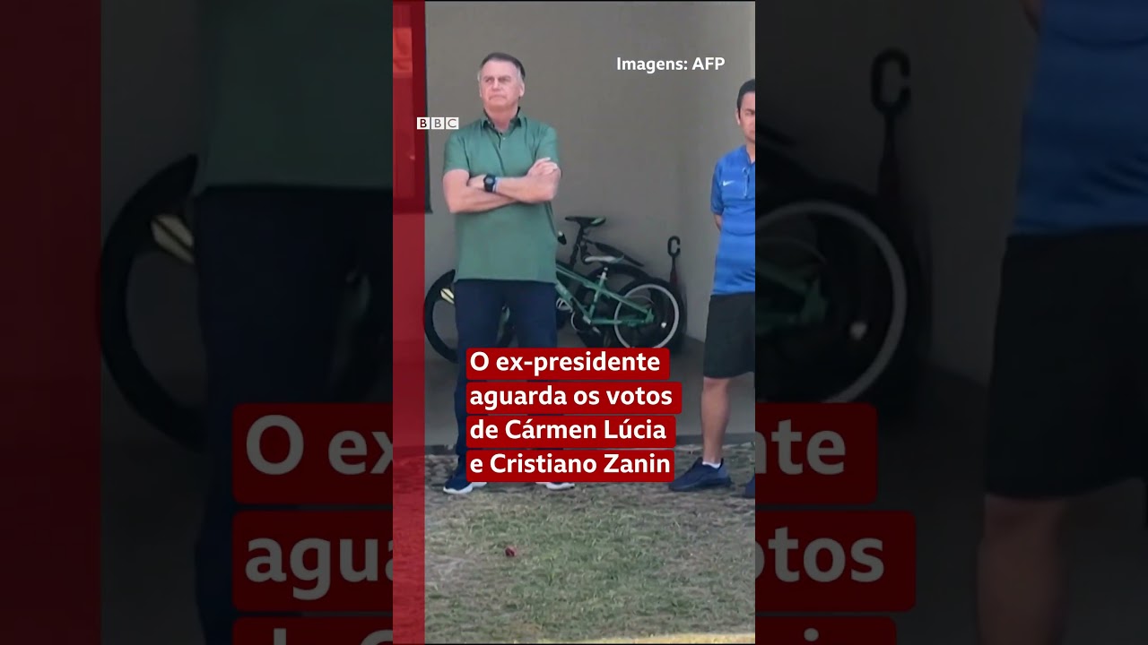 ⚖ Bolsonaro é visto em dia decisivo de julgamento no STF