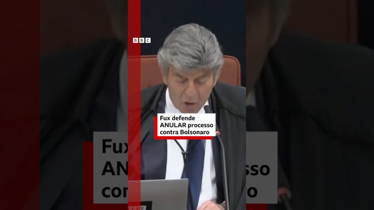 Fux defende ANULAR processo contra Bolsonaro