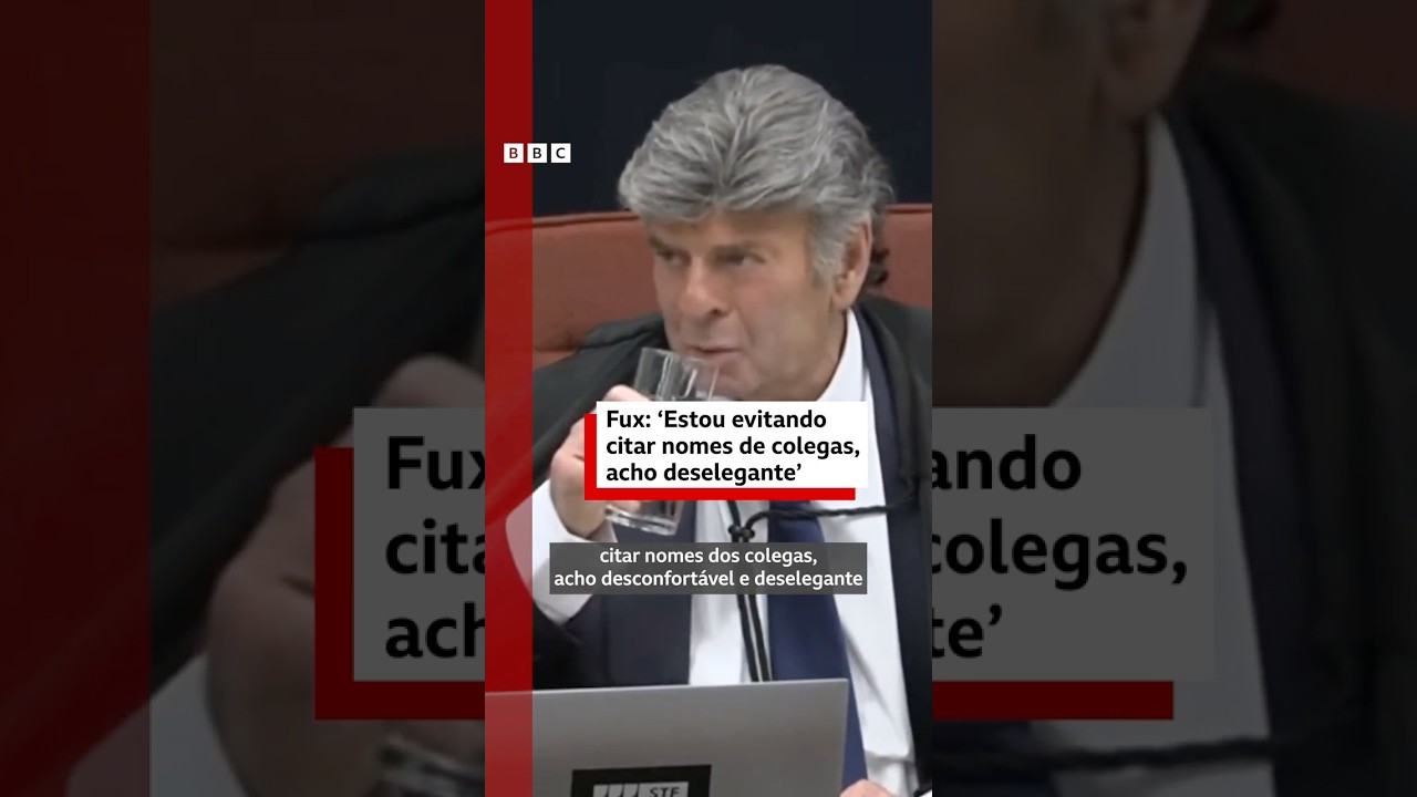 Fux: 'Estou evitando citar nomes de colegas, acho deselegante'