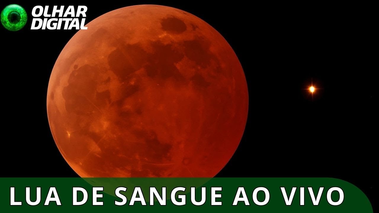 Imperdível: A Lua de Sangue e Saturno no céu... e como ver ao vivo!