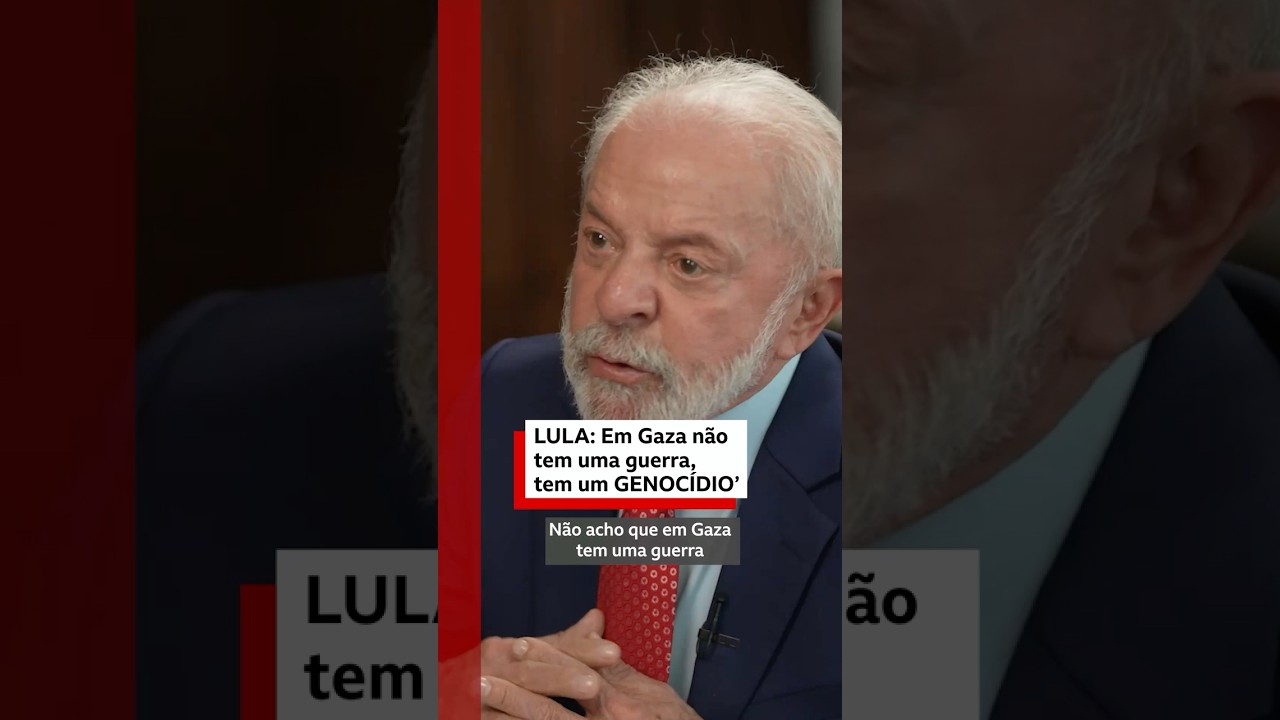 🗣️🇮🇱🇵🇸 Lula sobre Gaza: 'Eu acho que isso é um genocídio e que não pode continuar'