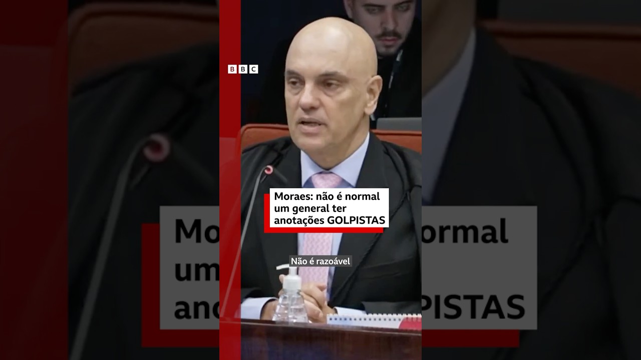 Moraes: não é normal um general ter anotações golpistas