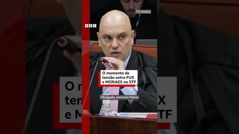 O momento de tensão entre Fux e Moraes no STF