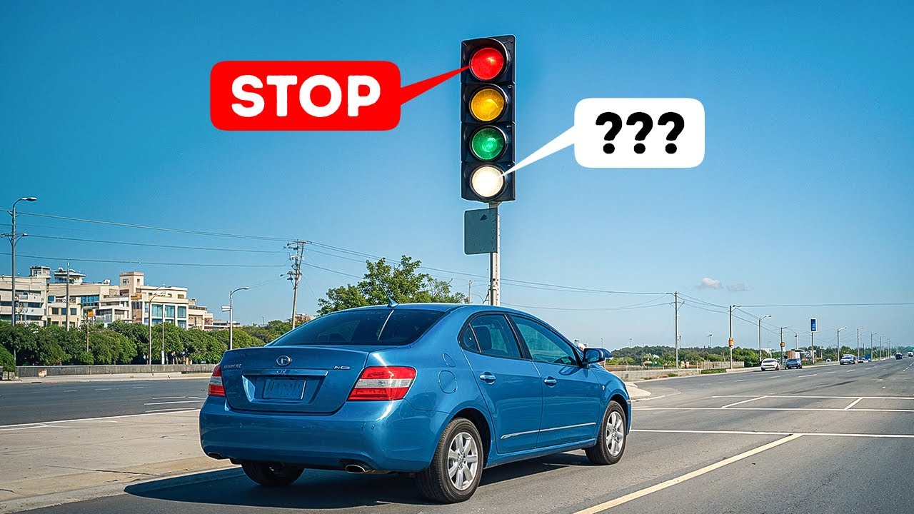 Motoristas surpreendidos com a nova cor dos semáforos - Você está preparado?