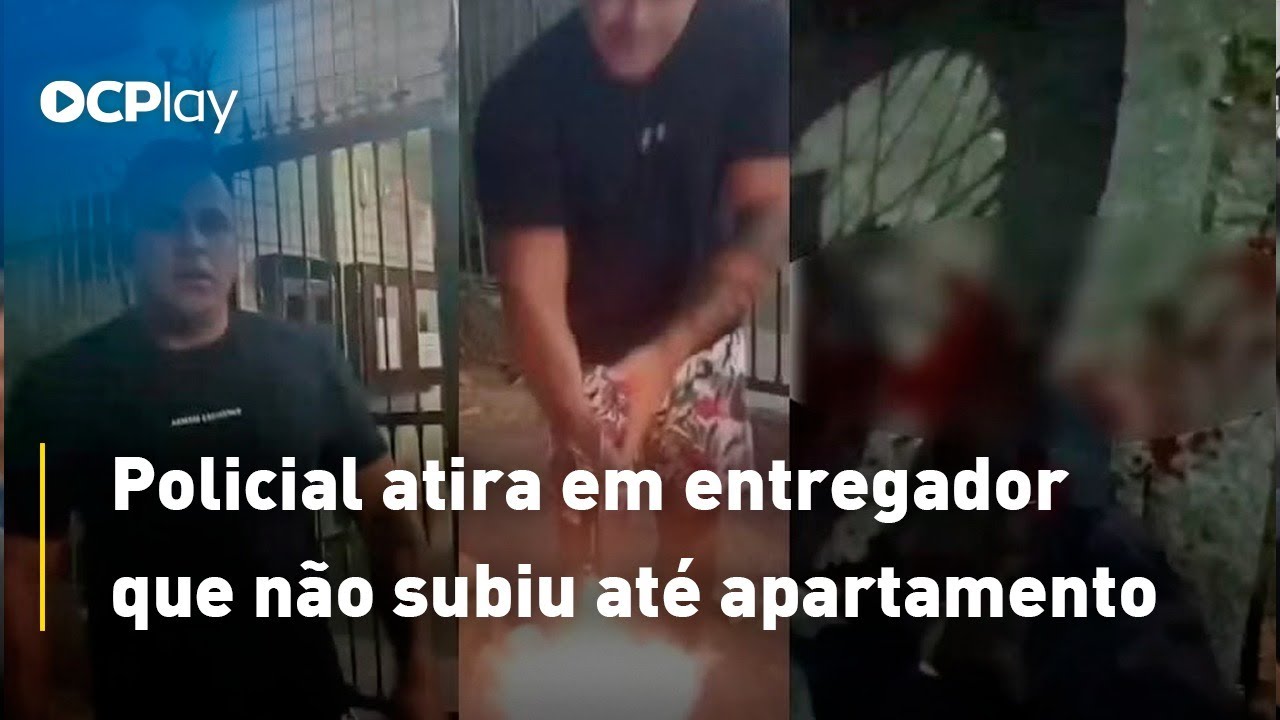 Policial atira em entregador que não subiu até apartamento