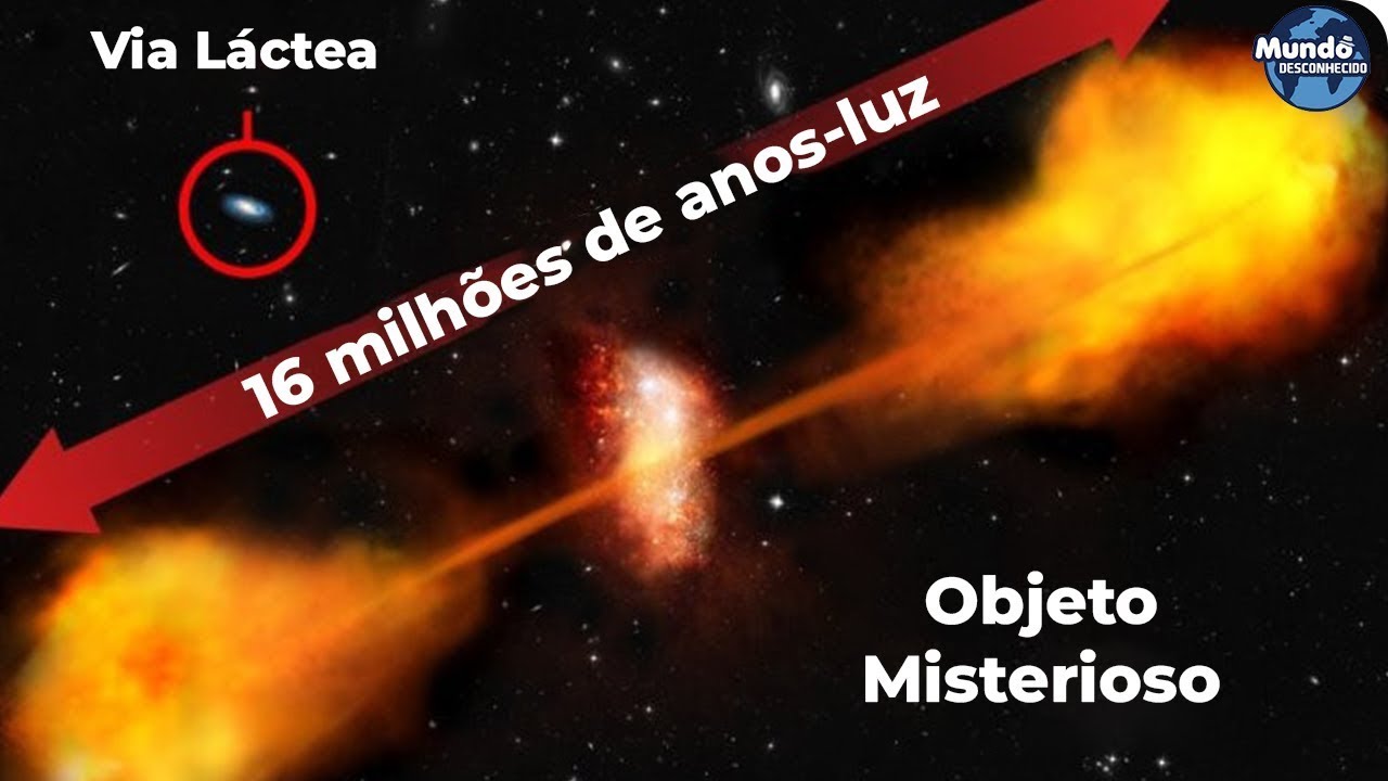 Cientistas descobriram um objeto massivo que é  100 VEZES MAIOR que a Via Láctea