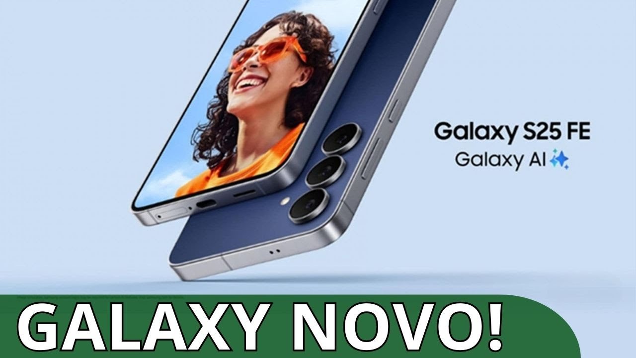 Samsung anunciou celular Galaxy acessível e tablet fininho