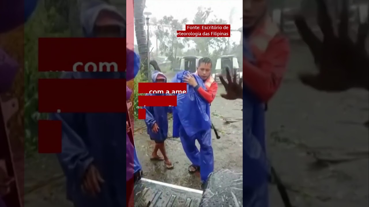 Tufão que desalojou milhares nas Filipinas é visto do espaço