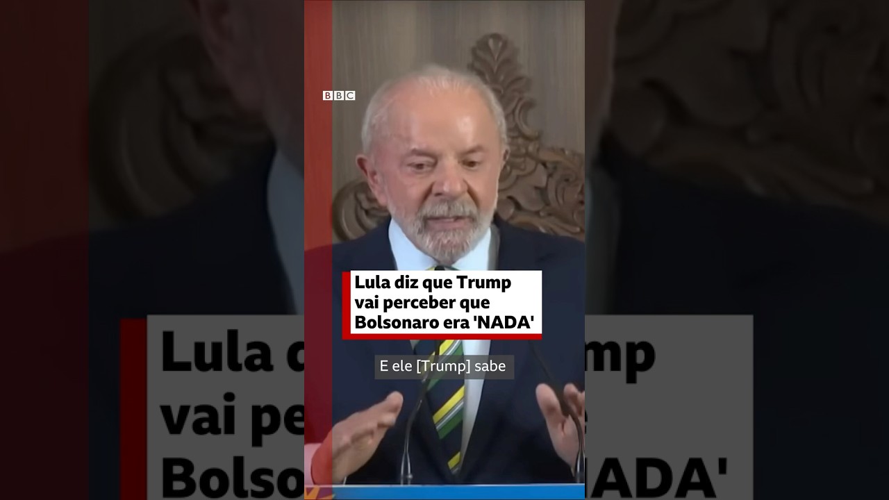 Lula comenta perguntas da imprensa sobre Bolsonaro a Trump:  ‘vai perceber que ele não é nada’