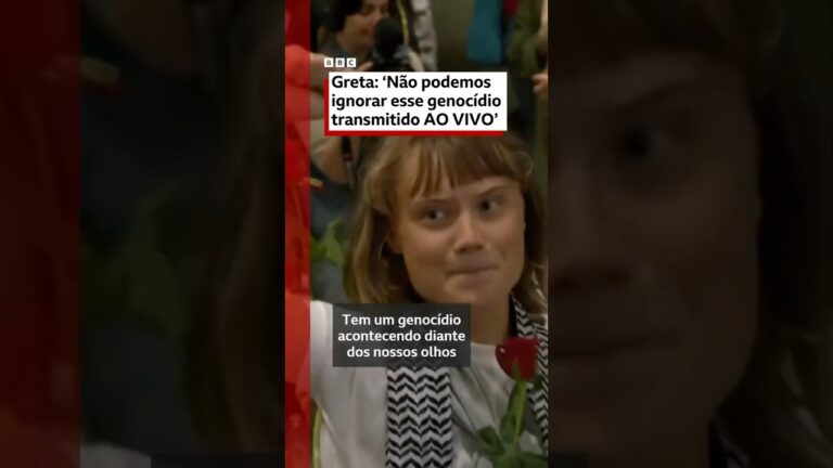 Greta Thunberg chega à Grécia após ser deportada por Israel 🇮🇱🚫