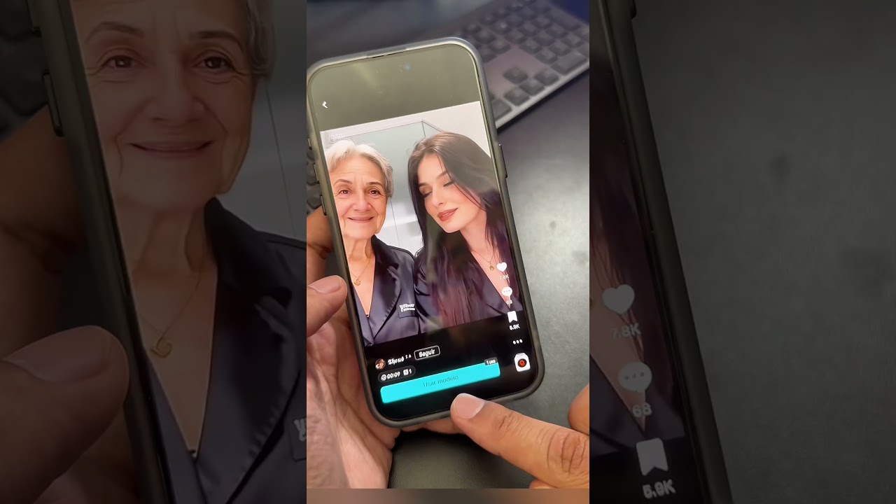 Como fazer a sua versão mais velha no mesmo vídeo