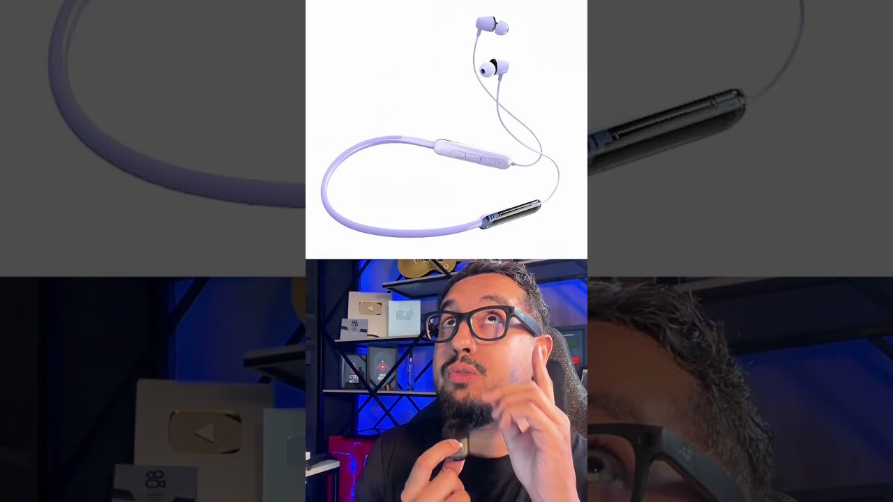 Cuidado com fones de ouvido com bateria no pescoço