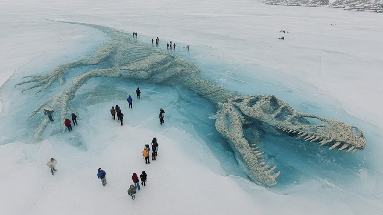 'Dragão congelado' encontrado no Canadá após 76 milhões de anos