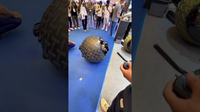 ￼Esse robo policial é a uma bola perigosa