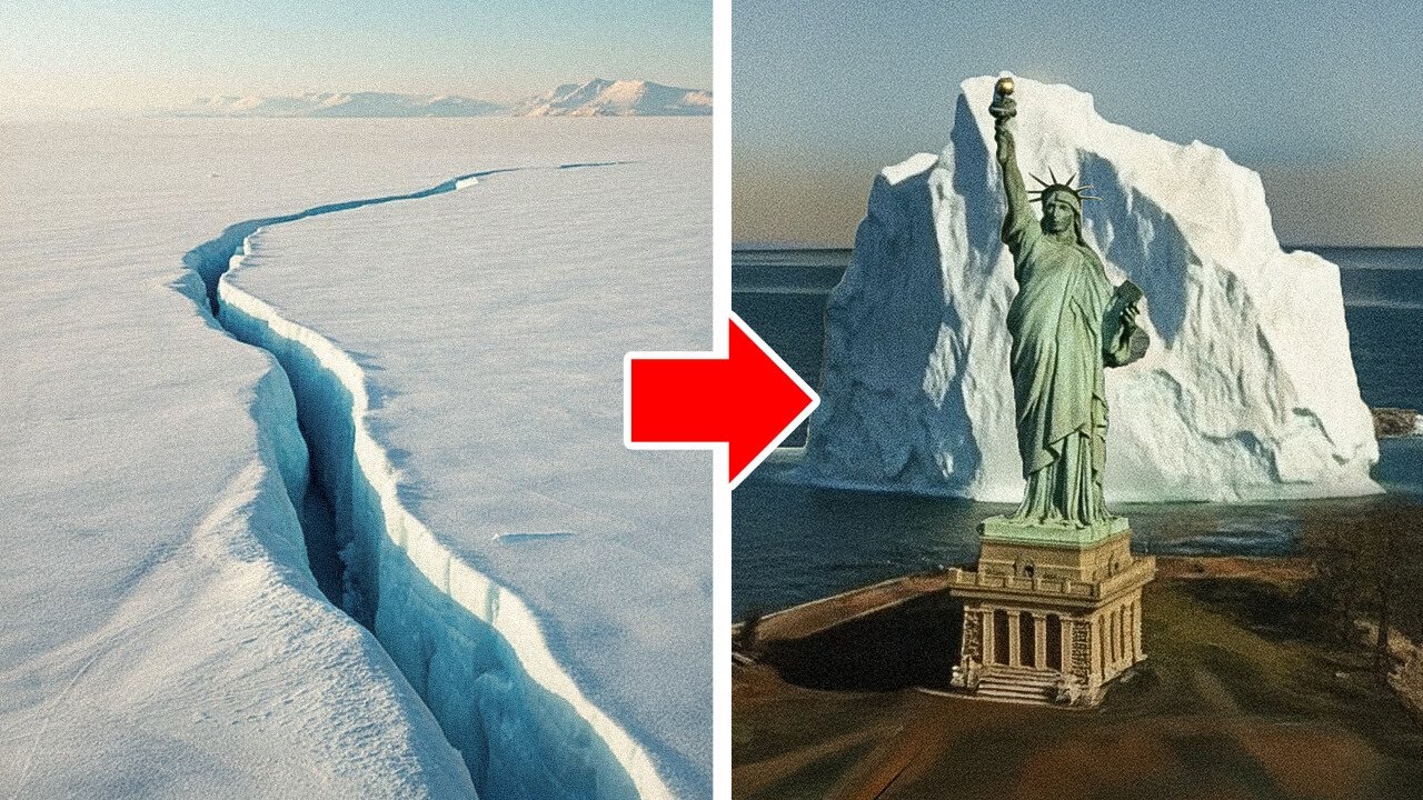 Um iceberg gigante acaba de se desprender da Antártica - veja para onde ele está indo