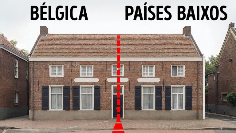 O que acontece quando sua casa é dividida entre a Bélgica e a Holanda