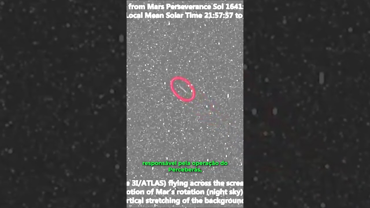 Visitante interestelar é fotografado por rover da NASA sobrevoando Marte