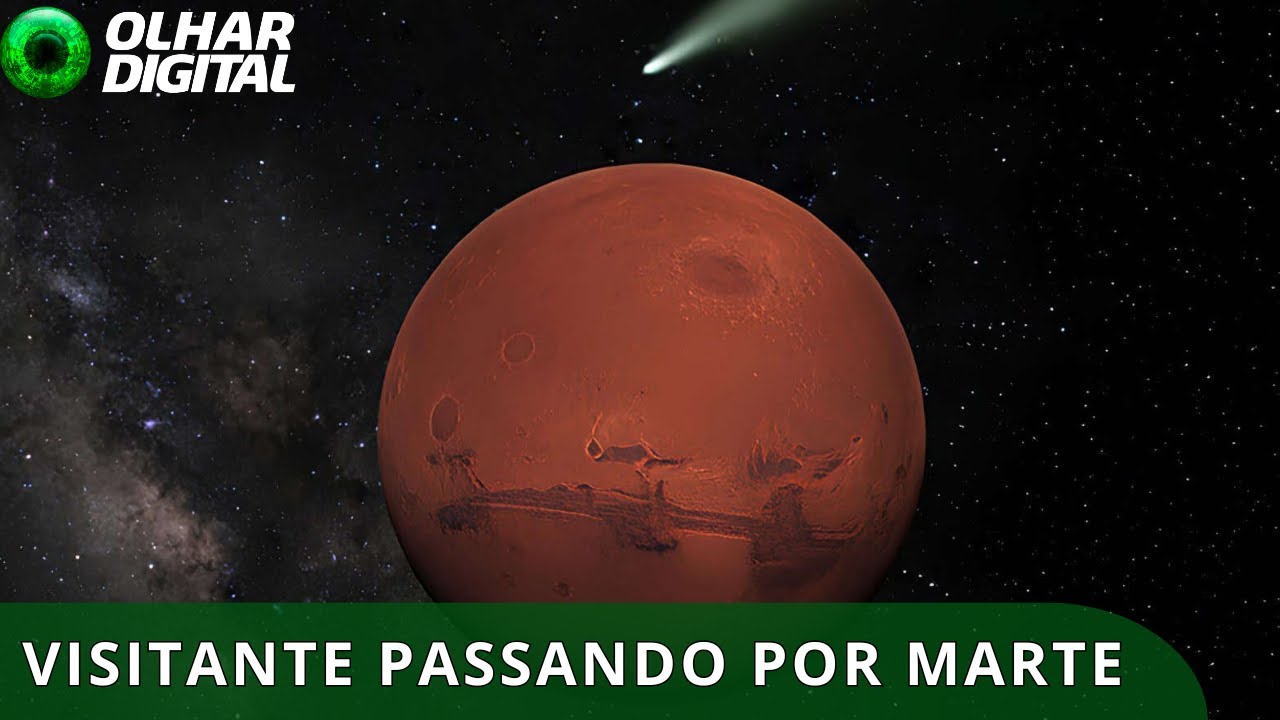 Visitante interestelar é fotografado por rover da NASA sobrevoando Marte