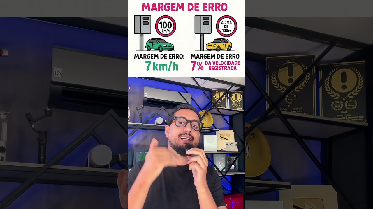 Todo radar de transito tem uma margem de erro