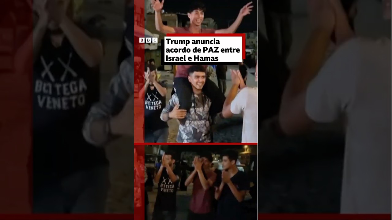 Trump anuncia acordo de paz entre Israel e Hamas