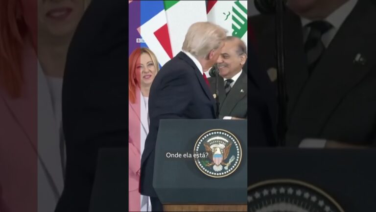 Trump diz que primeira-ministra da Itália é 'mulher jovem e bonita'