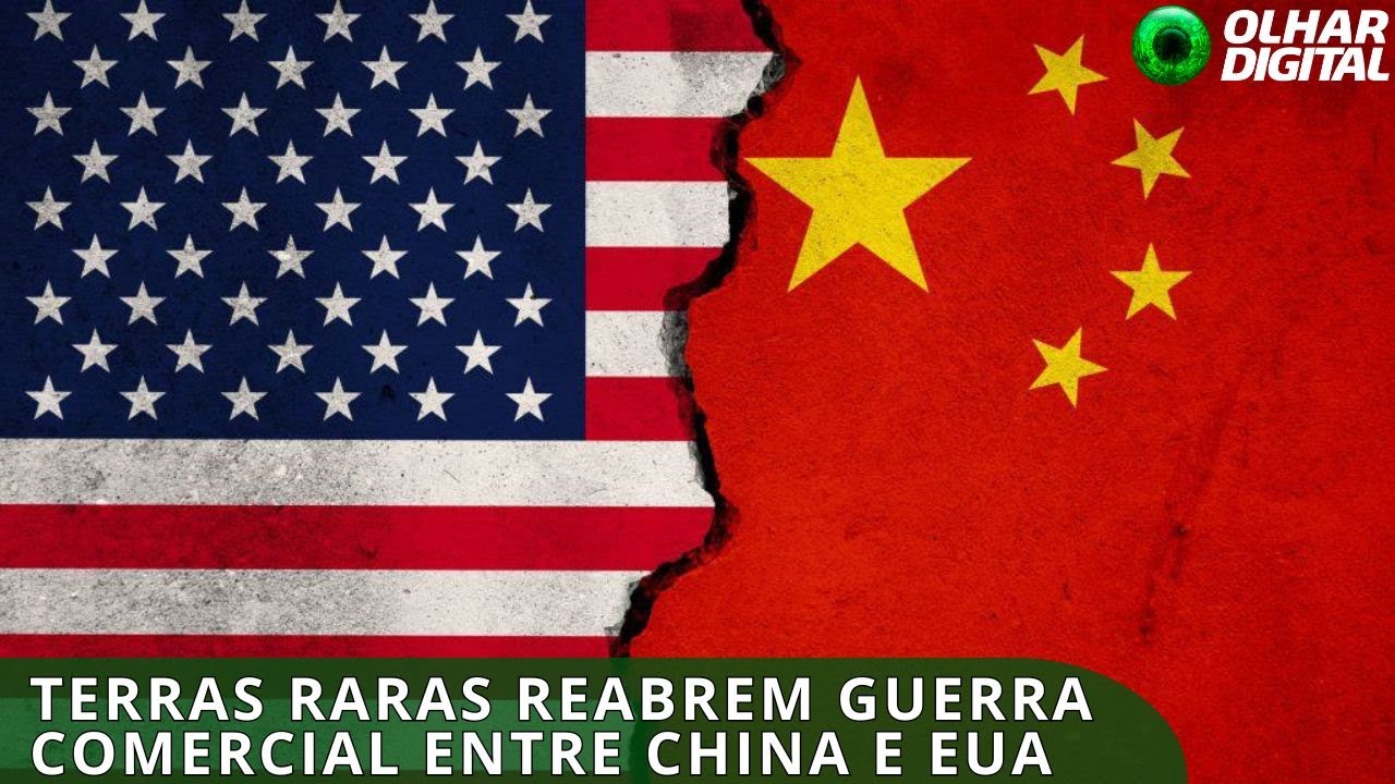 Trump impõe 100% de tarifas à China por causa das terras raras