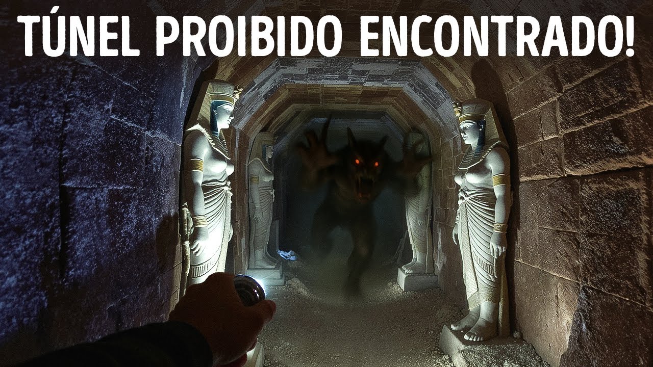 Um túnel escondido acaba de ser descoberto no Egito... e é aterrorizante!