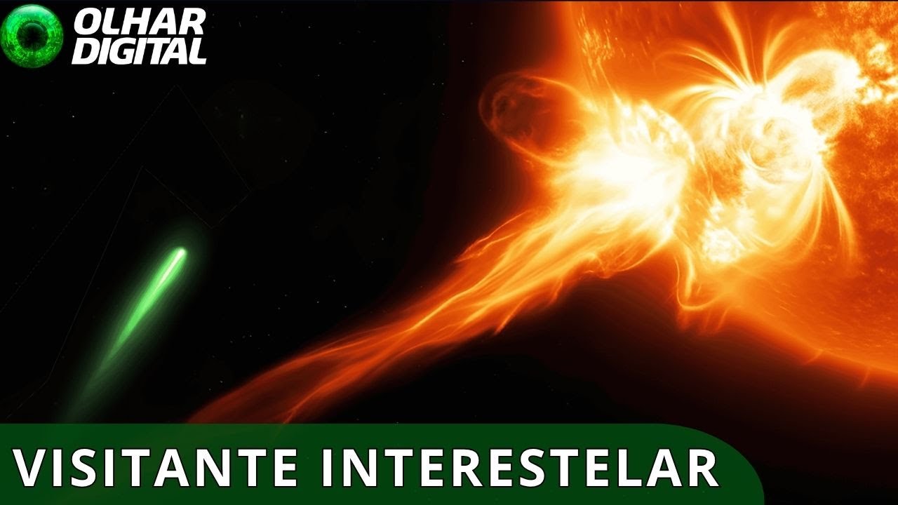 Visitante interestelar pode ter escapado de “tiro de plasma” do Sol