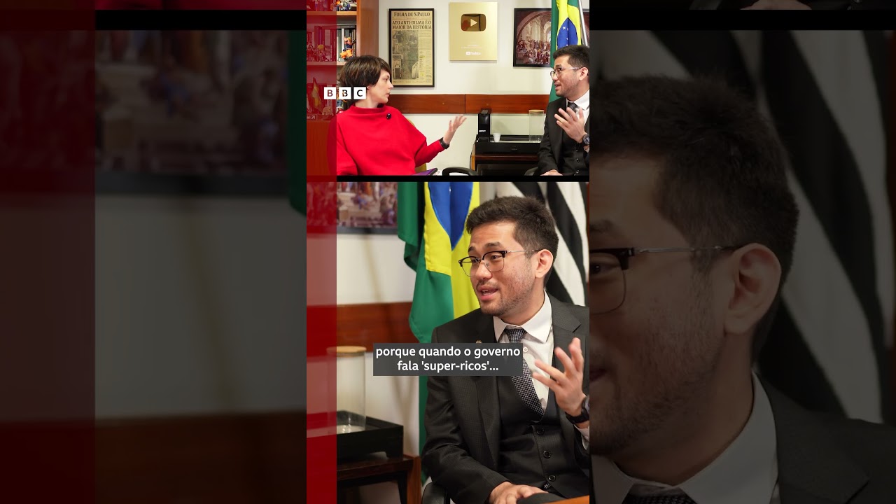 "Quem ganha 600 mil por ano não é super-rico", diz Kim Kataguiri à BBC 💰📣