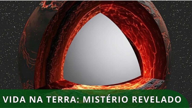 "Continentes" de lava no interior da Terra podem explicar a origem da vida por aqui