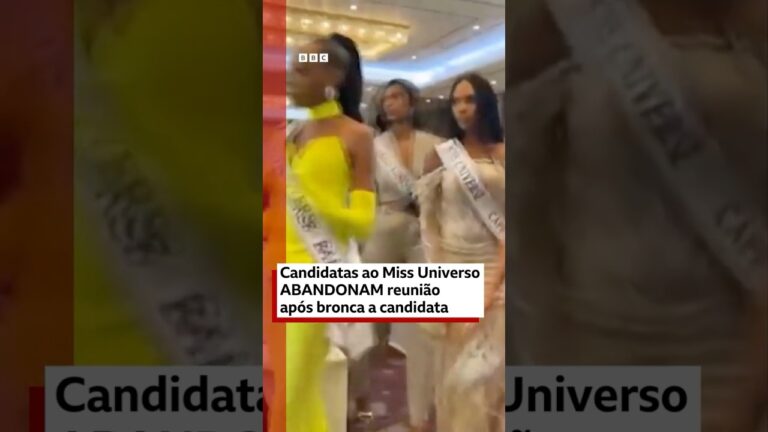 ⚠️🏆🌏 Candidatas ao Miss Universo abandonam reunião após bronca à Miss México