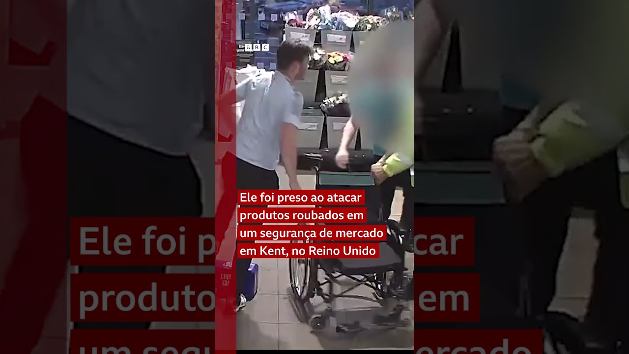 Homem finge usar cadeira de rodas para roubar mercado ⚠️🛒