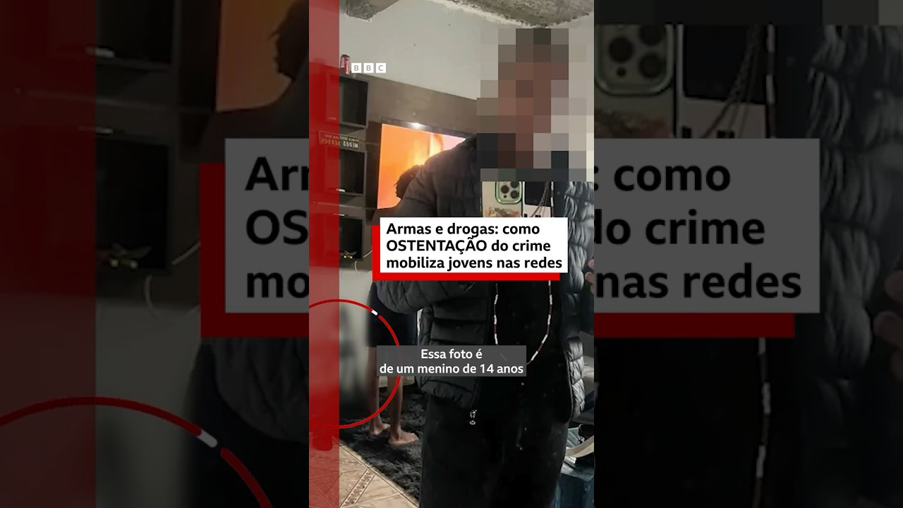 Armas e drogas: como ostentação do crime mobiliza jovens nas redes