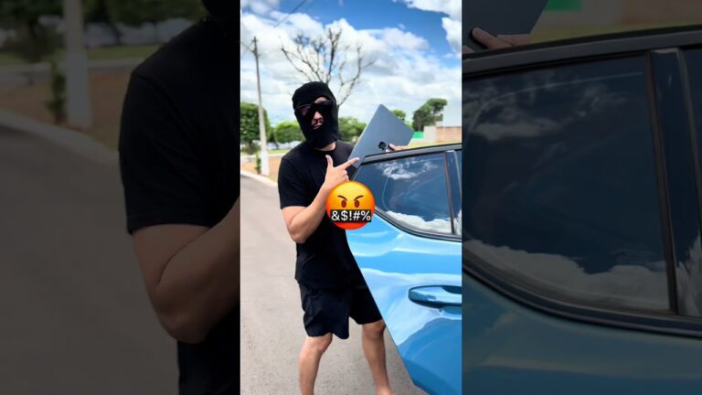 Bandidos não quebra mais o vidro do carro pra te roubar