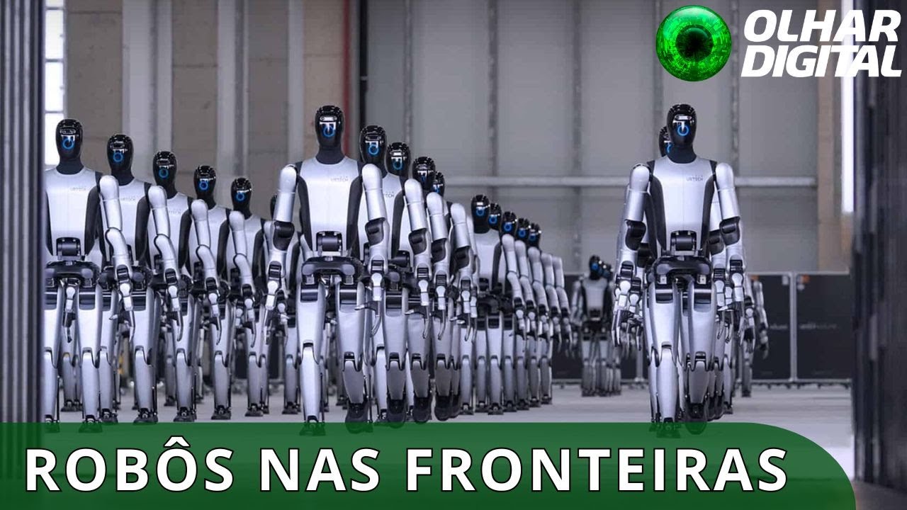 China vai usar robôs humanoides para patrulhar fronteiras