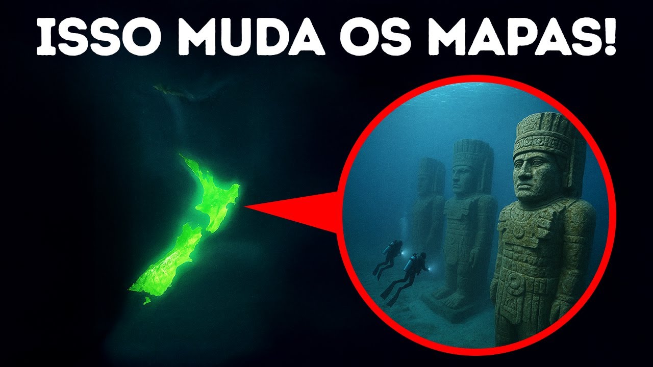 Cientistas descobriram um continente afundado maior do que os EUA