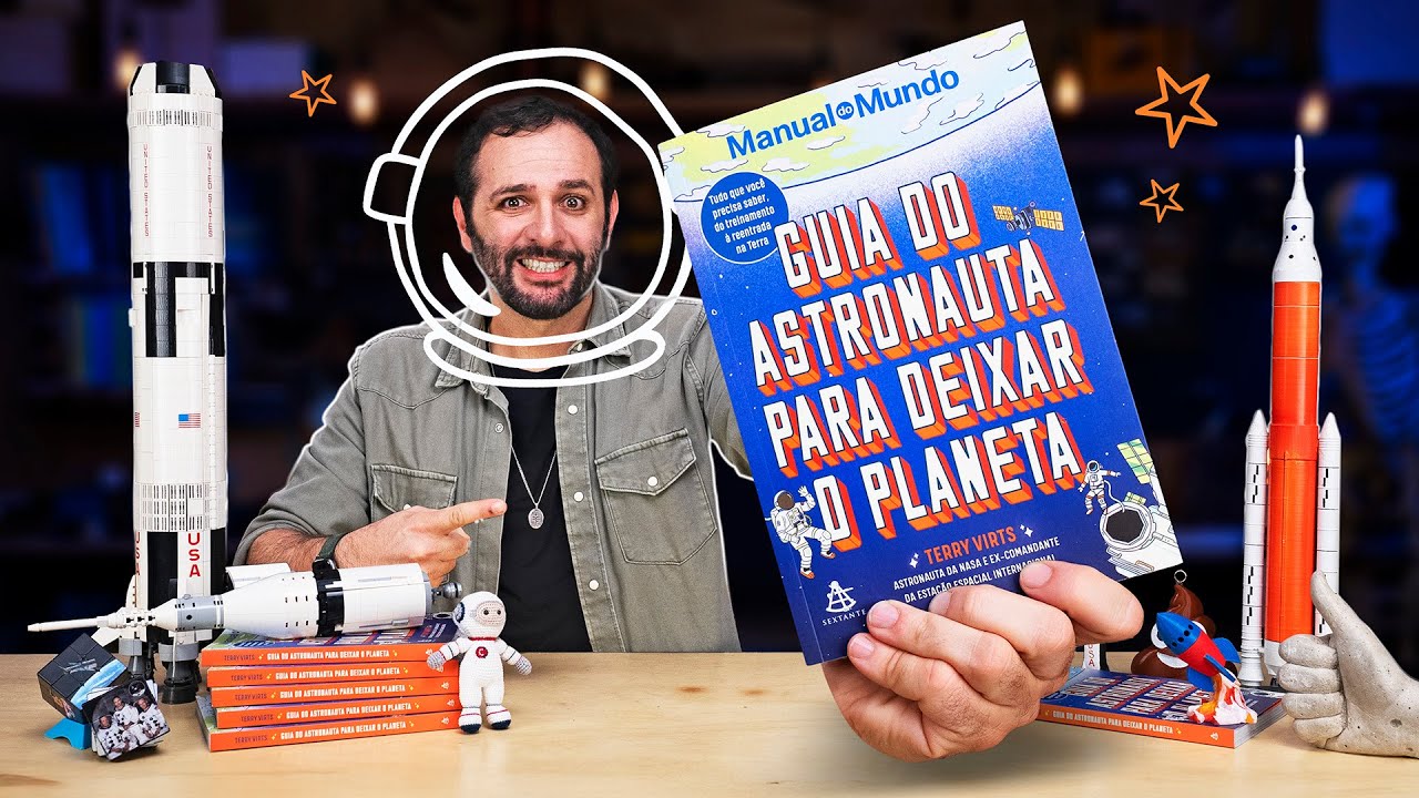 COMO é a VIDA o ESPAÇO? Novo livro do Manual do Mundo!