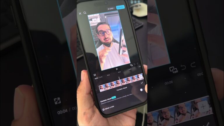 Como fazer contato visual usando inteligência artificial no CapCut