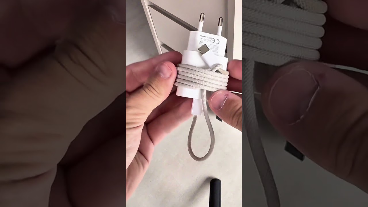 Como organizar melhor cabo e carregador na gaveta