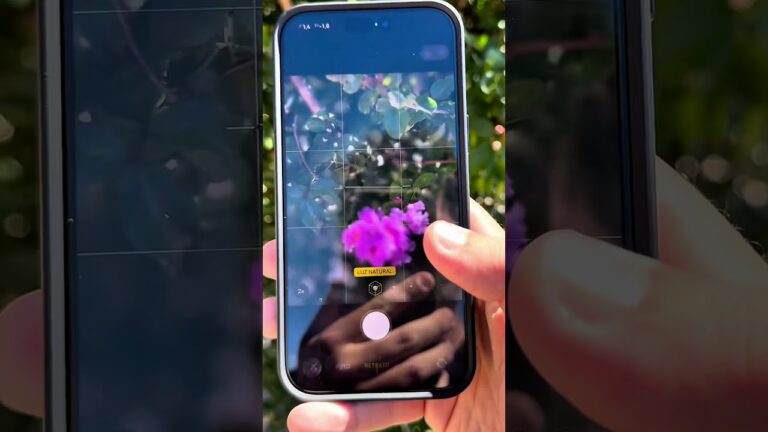 Como tirar foto de flores com iPhone
