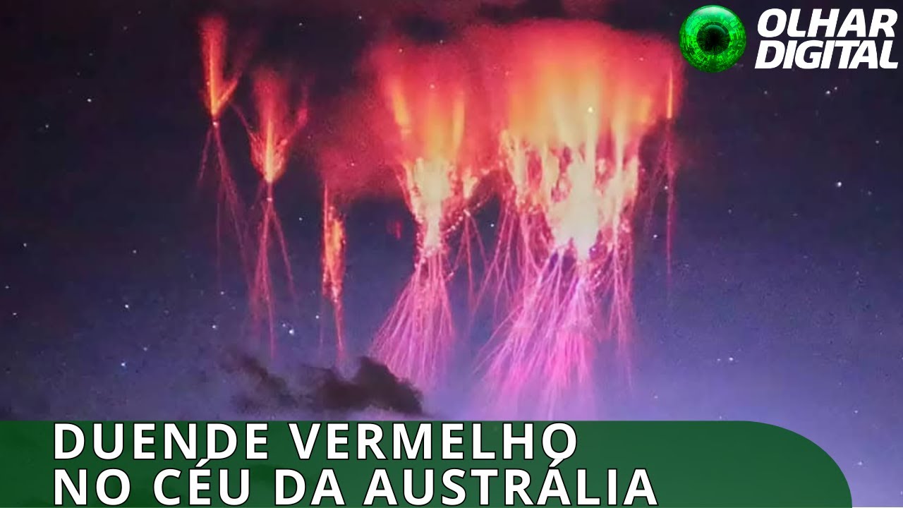 “Duende vermelho” é fotografado no céu da Austrália; veja!