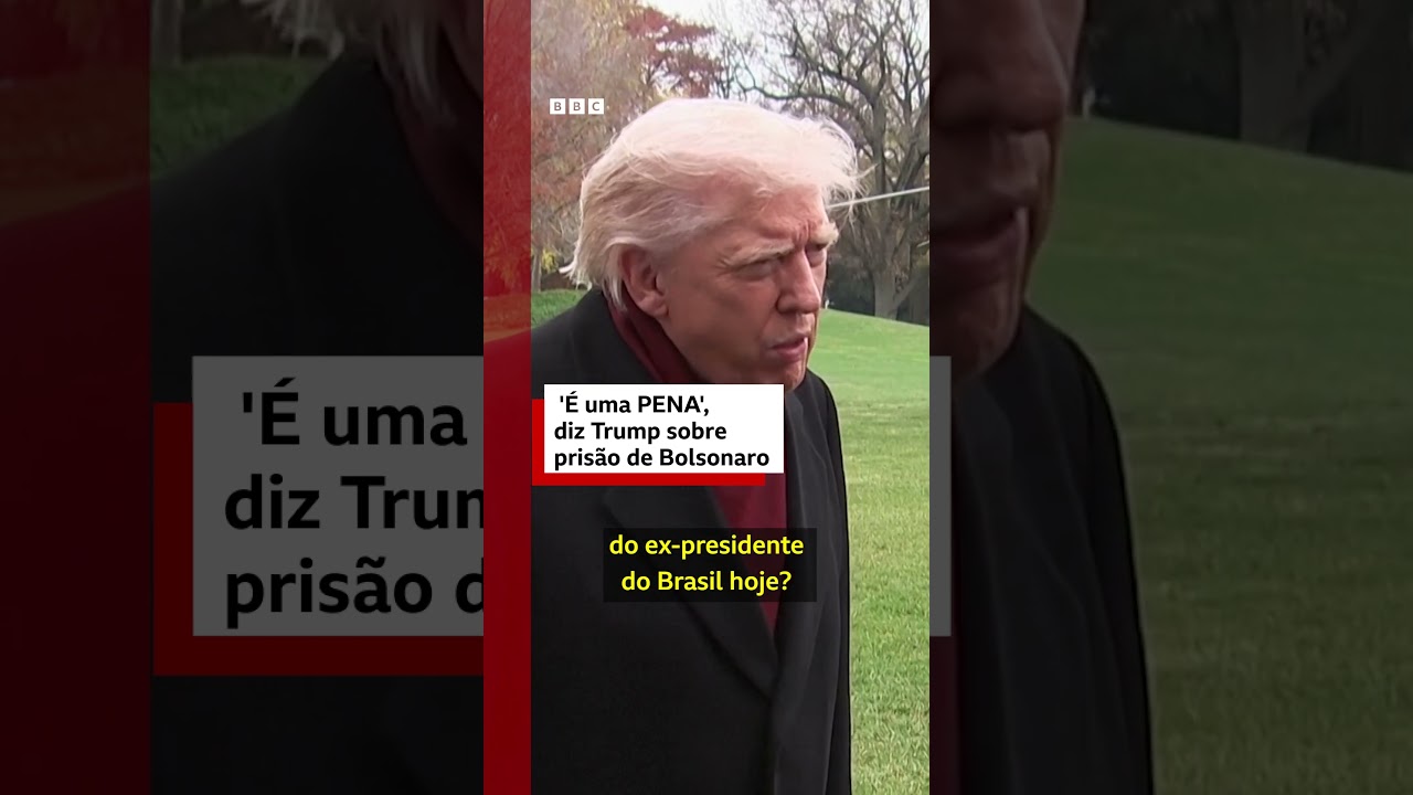 'É uma pena', diz Trump ao ser informado da prisão de Bolsonaro