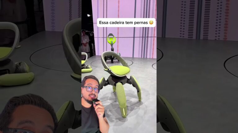 Essa é a cadeira com pernas da Toyota