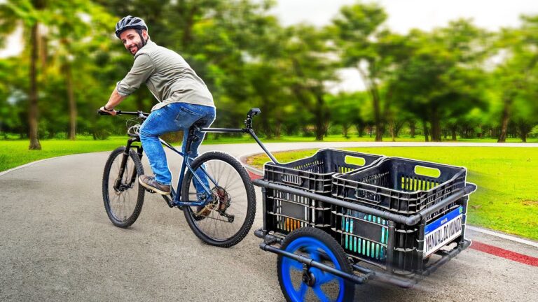 FAÇA uma CARRETINHA de PVC para BIKE! #ManualMaker