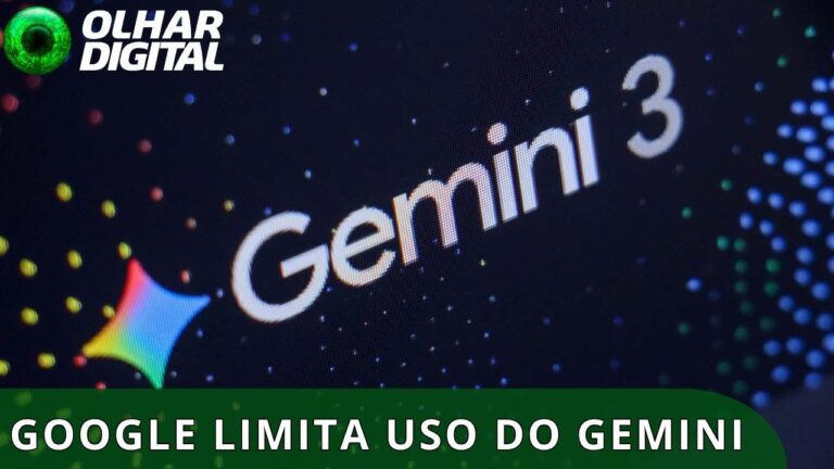 Google aplica limites de uso do Gemini 3 Pro