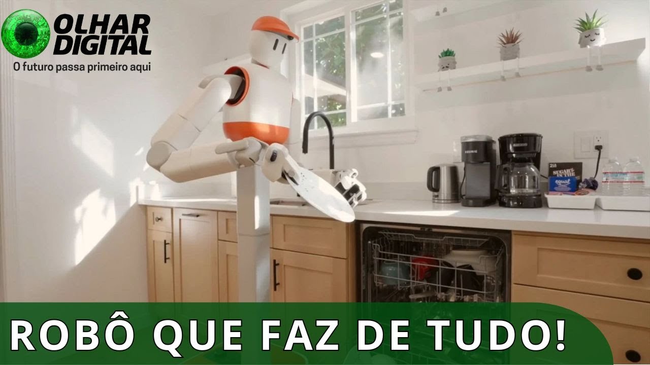 Lava até a louça! Esse robô promete te dar uma forcinha em casa